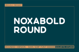 Noxabold Round Font
