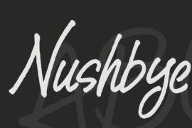 Nushbye Font