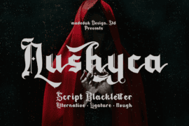 Nushyca DEMO Font
