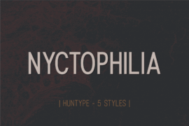Nyctophilia Font