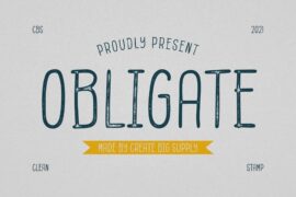 Obligate Font