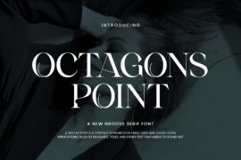OCTAGONS POINT Font