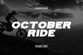 October Ride Demo Font