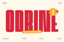 OdrineDEMO Font