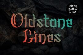Oldstone Lines Font