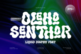 Oleho Senthor Trial Font