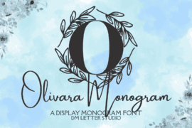 Olivara Monogram Font
