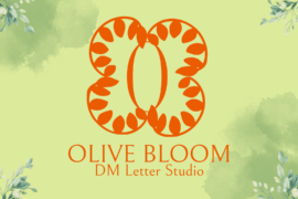 Olive Bloom Monogram Font