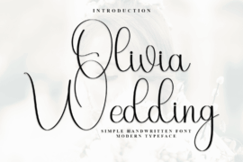 Olivia Wedding Font