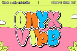 Onyx Vibe Font Family