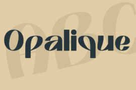 Opalique Font