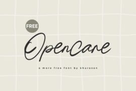 Opencare Font