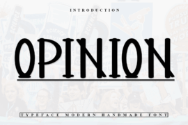 Opinion Font