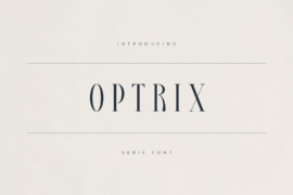 Optrix Demo Font