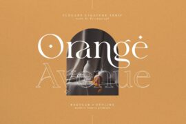 Orange Avenue DEMO Font Family