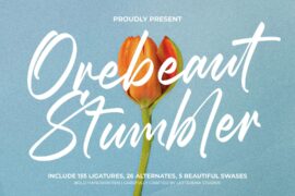 Orebeaut Stumbler DEMO VERSION Font