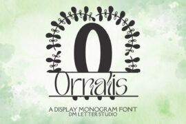 Ornalis Split Monogram Font