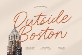 Outside Boston Font