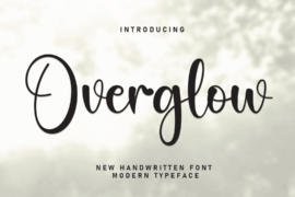 Overglow Font