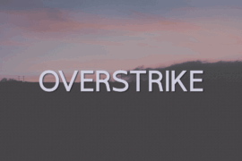 Overstrike Font