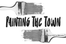 Painting The Town Font