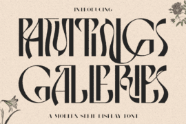 Paintings Galleries Demo Font