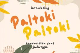 Paltoki Sketch Font
