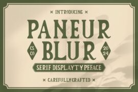 Paneur Blur Demo Font