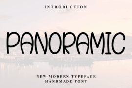 Panoramic Font