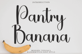 Pantry Banana Font
