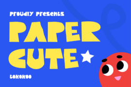 Papercute Font