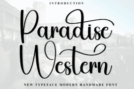 Paradise Western Font