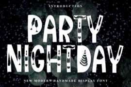 Party Nightday Font