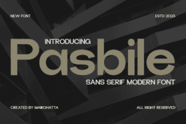 Pasbile Font