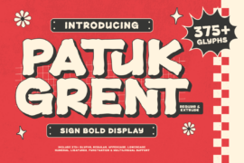 Patuk Grent Trial Font