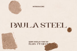 Paula Steel Demo Font