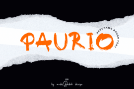 Paurio DEMO Font