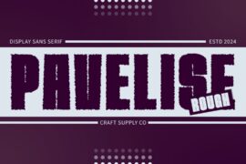 Pavelise Rough Demo Font