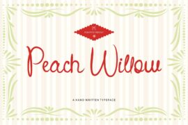 Peach Willow Font