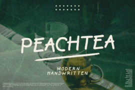 Peachtea Font