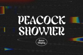 PeacockShowier Font