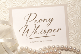 Peony Whisper Font