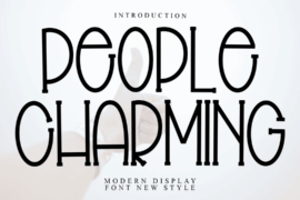 People Charming Font