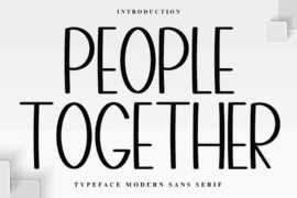 People Together Font