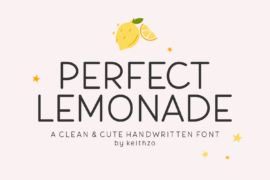 Perfect Lemonade Font