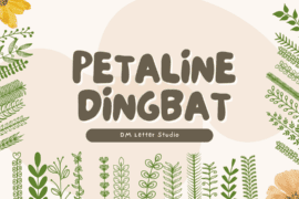 Petaline Dingbat Font