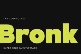 PGR Bronk Font