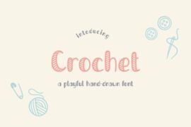 PGR Crochet Font