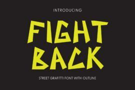 PGR Fight Back Font