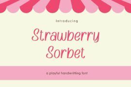 PGR Strawberry Sorbet Font